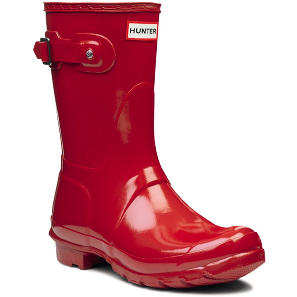 Hunter Original Short Gloss Rubber Wellington Boots